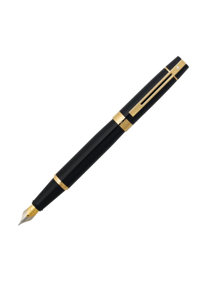 300 Fountain Pen Black/Gold - v1553193089/N21953964A_1