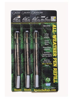 Rite in the Rain Pack Of 3 Pen Refill Silver 