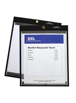 Pack of 25 Ticket Holder Dark Blue/White - v1553193117/N21954141A_1