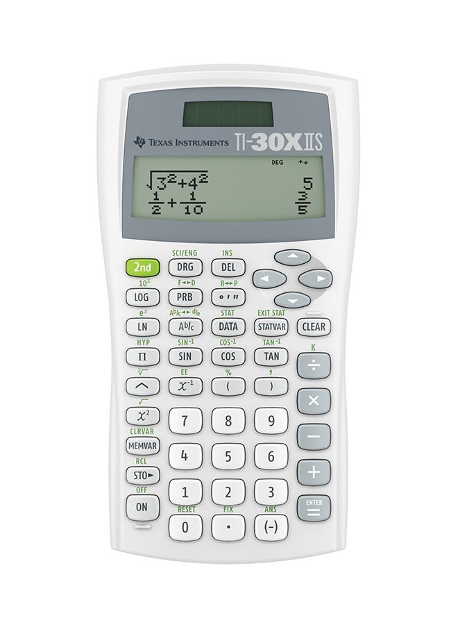 TEXAS INSTRUMENTS Scientific Calculator White 