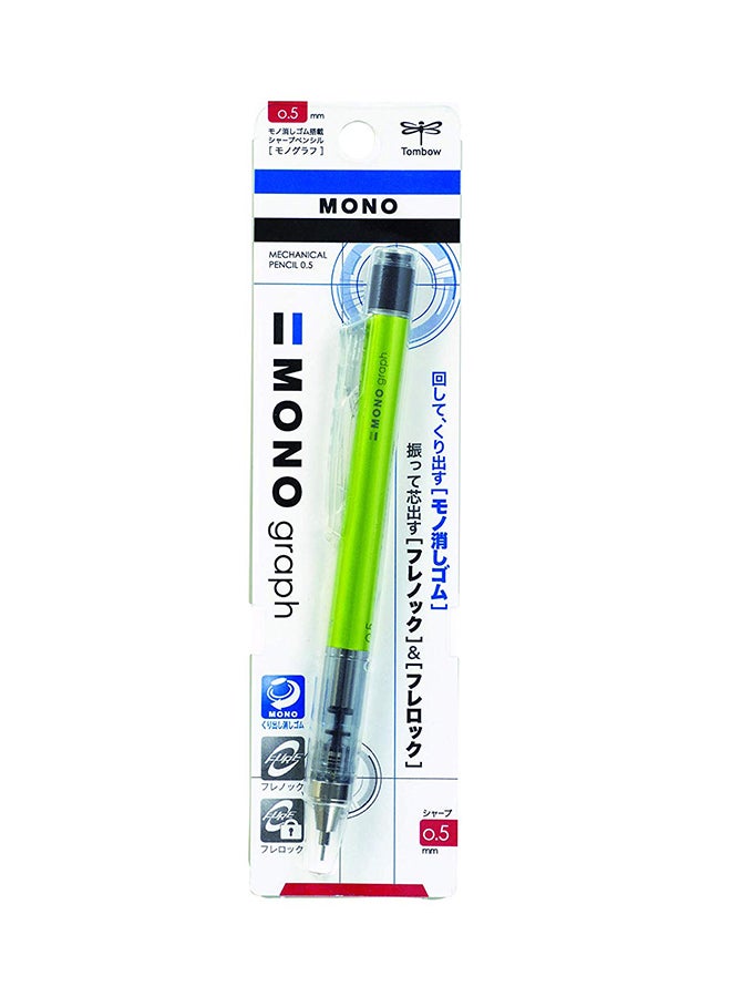 Tombow Mono Graph Shaker Mechanical Pencil Lime Green