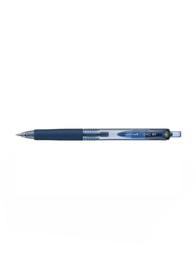 Uni Uni-Ball Signo Rt Rubber Grip & Click Retractable Ultra Micro Point Gel Pens -0.38Mm-Blue Black Ink-Value Set Of 5  - Image 1