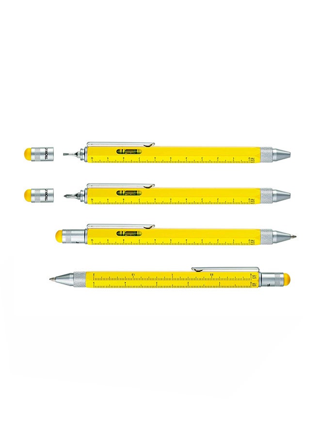 Troika Construction Ballpoint Pen, Yellow (Pip20Ye)  - Image 2