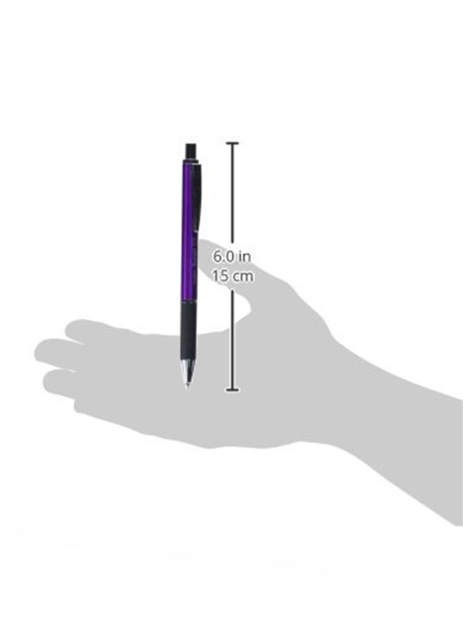 ZEBRA - Zebra Emulsion Ink Ballpoint Pen Surari 300 0.7Mm Point, Purple Body (Ba38-Pu) - Image 1