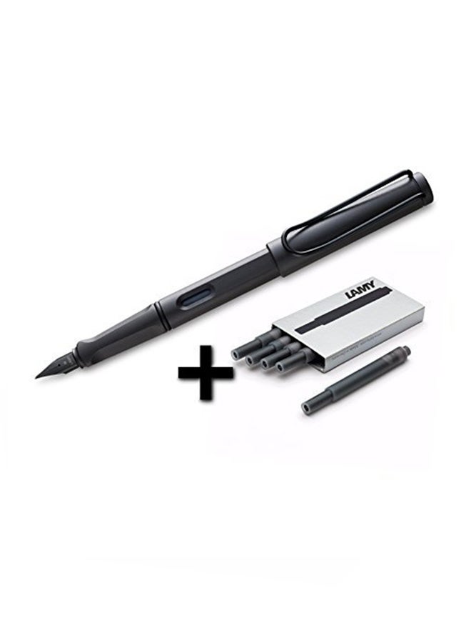 لامي قلم حبر سائل مع خرطوشة أسود