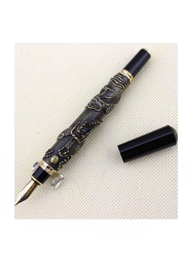 Gullor Chinese Dragon Fountain Pen Black - Image 2