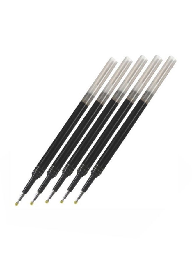 Pentel Set Of 5 Energel Liquid Gel Pen Refill Black - Image 1