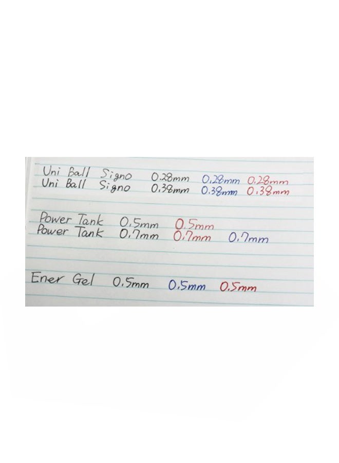 Pentel Set Of 5 Energel Liquid Gel Pen Refill Black - Image 2
