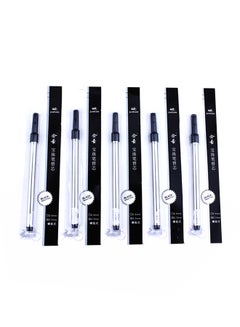 JINHAO 10-Piece Rollerball Pen Refill Black/Silver  - Image 1
