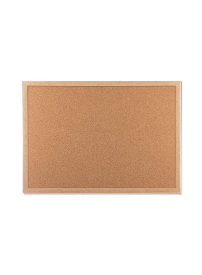 U Brands Cork Bulletin Board Brown  - Image 1