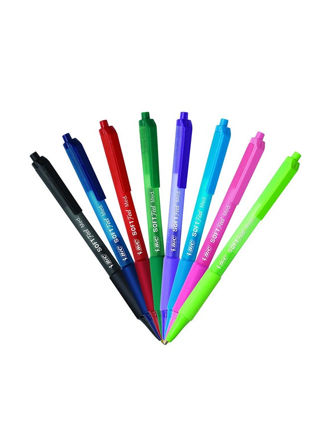 بيك طقم أقلام حبر جاف كروي الرأس سوفت فيل فاشون مكون من 12 قطعة متعدد الألوان - Image 2