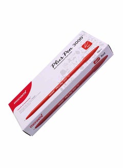 Monami Pack Of 12 Office Sign Pen Red  - Image 2