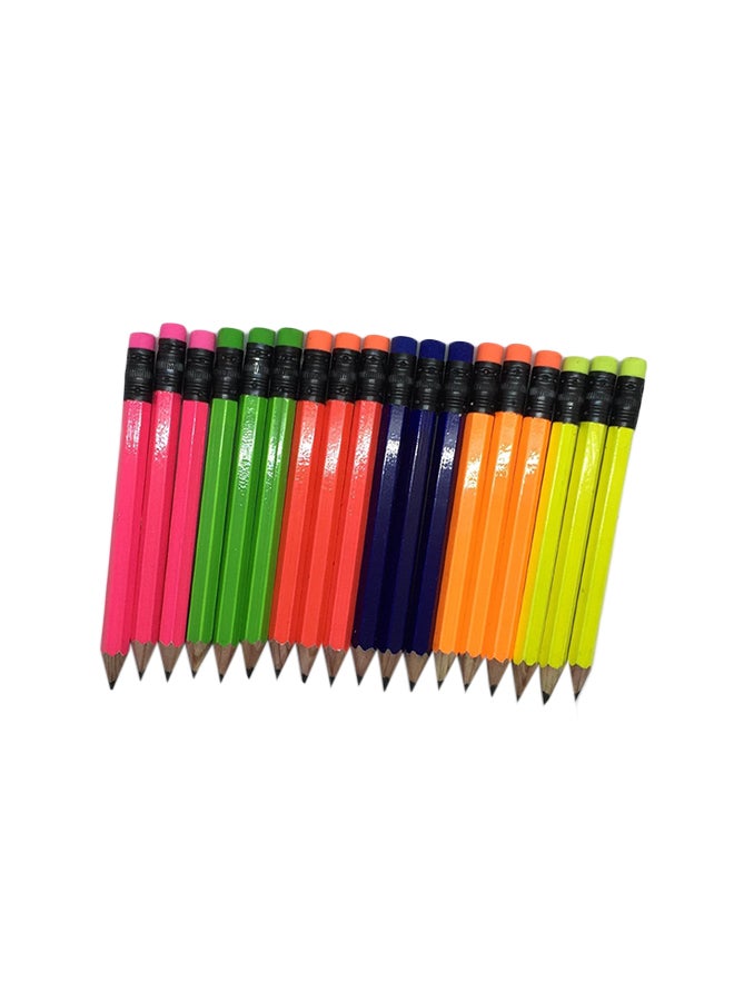 Express Pencils Half Pencils With Eraser - Golf, Classroom, Pew, Short - Image 1