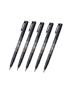 Fudenosuke Brush Pen - Soft Type 5 Pens Value Set - v1553193401/N21955128A_1