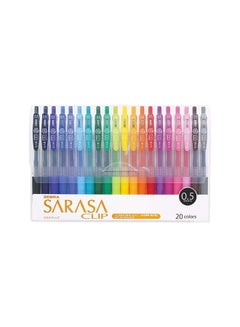 ZEBRA Zebra Gel Ballpoint Pen Sarasa Clip 0.5 Jj15-20Ca 20 Color Set  - Image 1