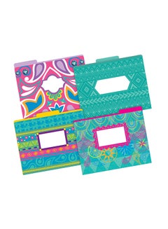 Set Of 12 Bohemian Multicolour - v1553193437/N21955238A_1