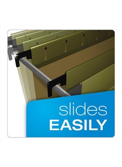 Pendaflex Hook Reinforced Hanging File Folder Green  - Image 3
