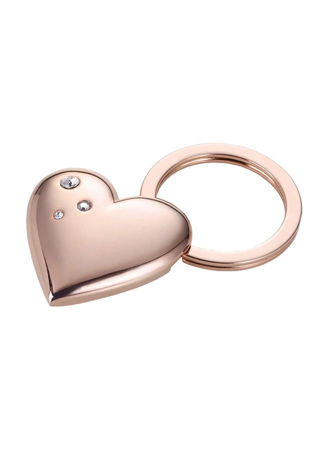 Troika Heart Key Chain Rose Gold  - Image 1