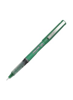 Precise V5 Stick Rolling Ball Pens, Extra Fine Point, Green Ink, Dozen Box (25104)