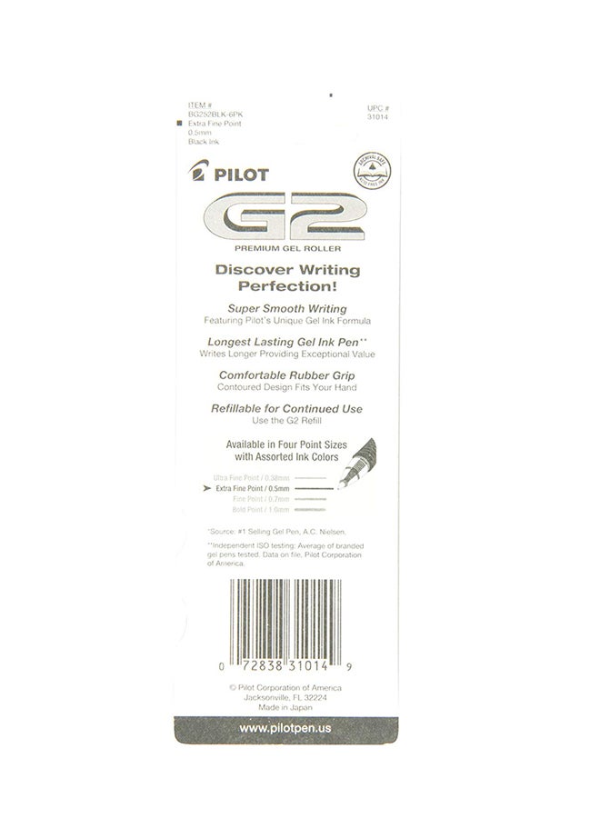PILOT Pack Of 2 Pilot G2 Retractable Premium Gel Ink Roller Ball Pens - Image 2