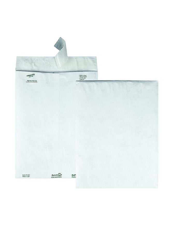 كوالتي بارك مجموعة من 100 مغلف تيفك للبريد أبيض - Image 2