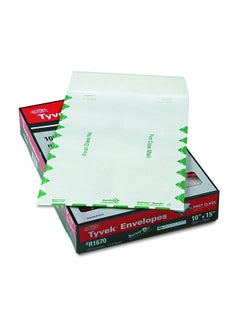 100-Piece Tyvek USPS First Class Mailer Envelope White