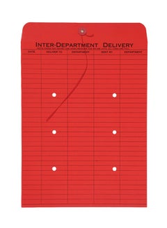 Quality Park 100-Piece Interoffice Envelope Red  - Image 1