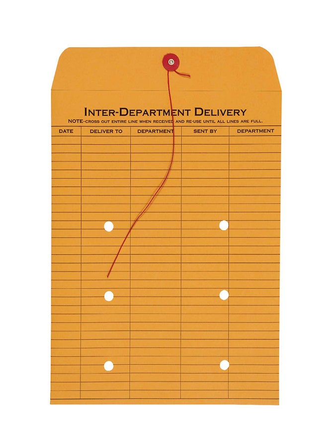 Quality Park 100-Piece Inter-Department Envelope Kraft  - Image 1