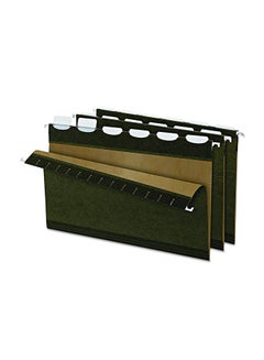 Pendaflex 25-Piece Reinforced Hanging File Folder Standard Green  - Image 1