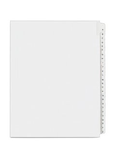 AVERY 25-Tab Legal Divider White 