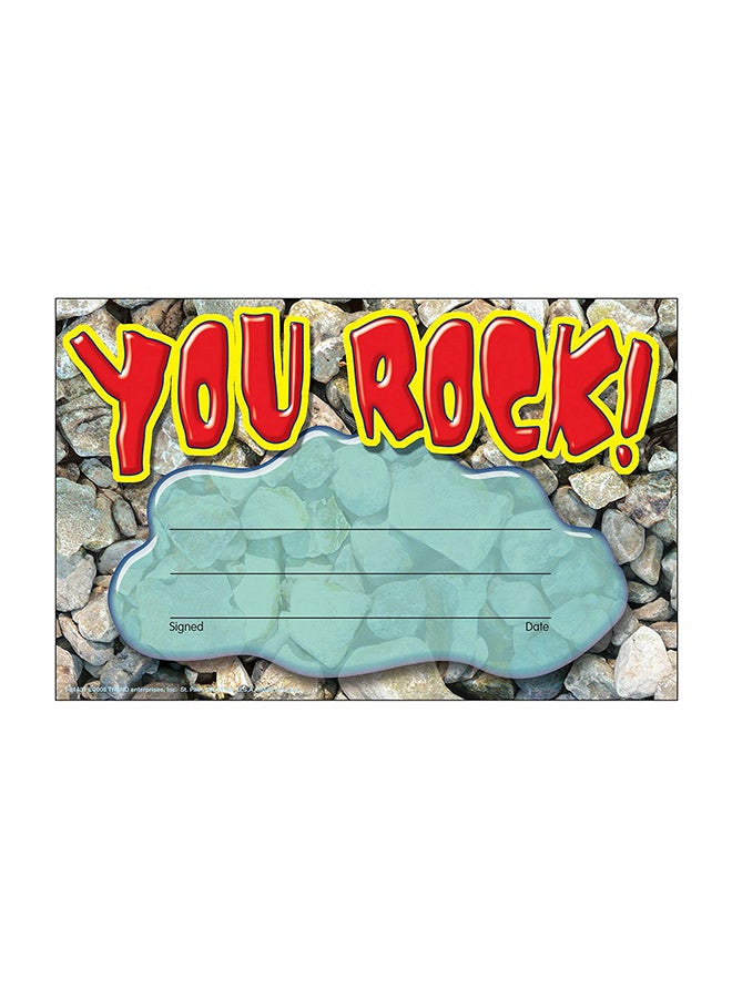 شهادات تقدير من 30 قطعة متعدد الألوان