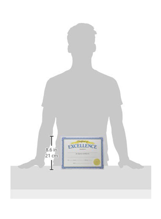 تريند إنتربرايزس إنك مجموعة شهادات لروضة الأطفال مكونة من 30 قطعة متعدد الألوان - Image 2