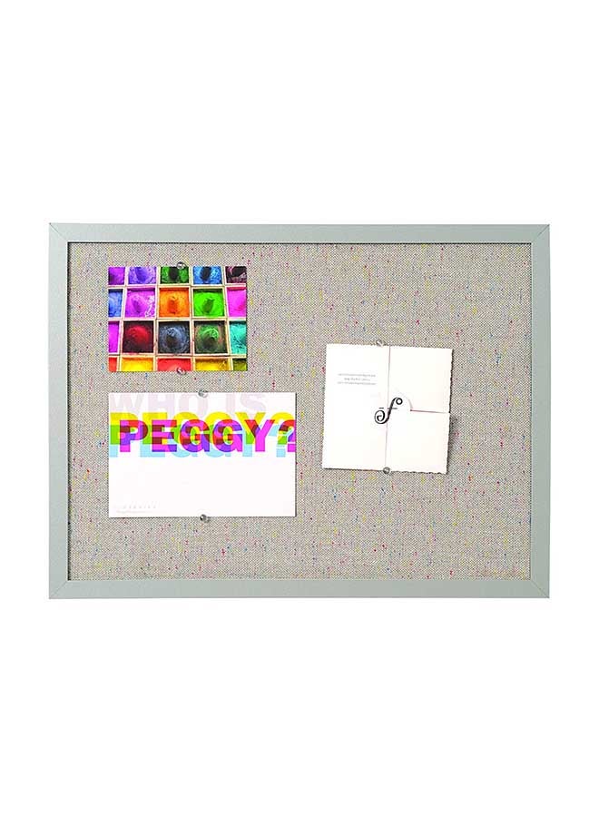 MasterVision MDF Frame Bulletin Board Grey - Image 1