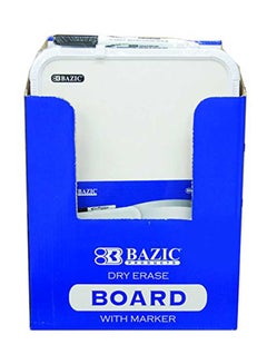 Bazic Dry Erase Board With Marker Multicolour 