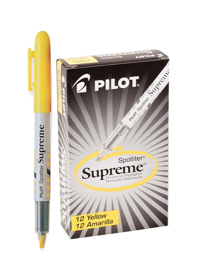 بايلوت قلم تحديد مضيء من سبوتليتر سوبريم أصفر