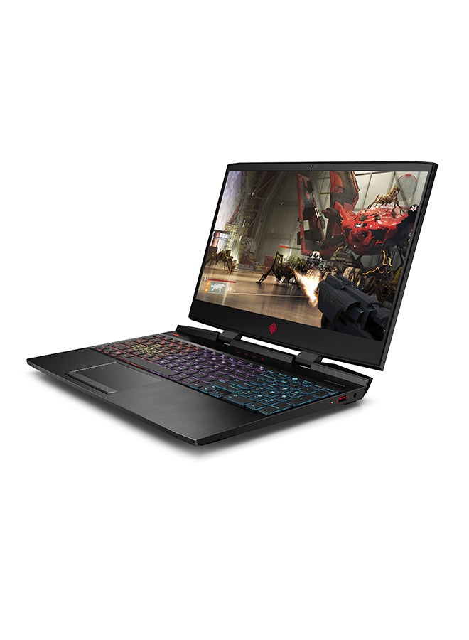 إتش بي - لابتوب OMEN 15-dc0014ne للألعاب بشاشة 15.6 بوصة، ومعالج كور i7، وذاكرة وصول عشوائي بقدرة 16 جيجابايت، ومحرك أقراص صلبة سعة 1 تيرابايت، ومحرك أقراص هايبرد SSD سعة 256 جيجابايت، وبطاقة رسومات NVIDIA GeGorce GTX 1060 سعة 6 جيجابايت، ولوحة مفاتيح باللغتين العربية والإنجليزية أسود - Image 1