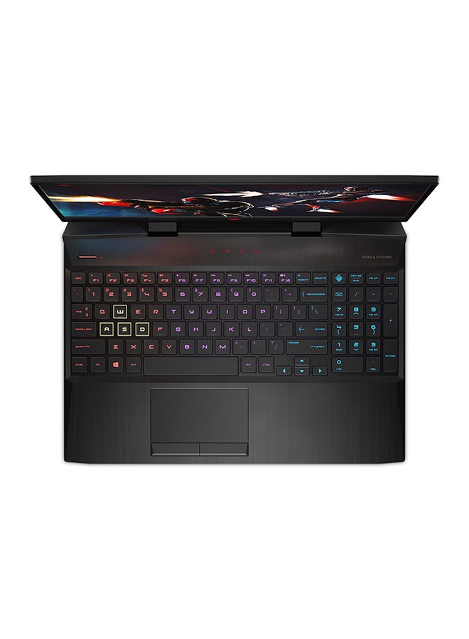 إتش بي - لابتوب OMEN 15-dc0014ne للألعاب بشاشة 15.6 بوصة، ومعالج كور i7، وذاكرة وصول عشوائي بقدرة 16 جيجابايت، ومحرك أقراص صلبة سعة 1 تيرابايت، ومحرك أقراص هايبرد SSD سعة 256 جيجابايت، وبطاقة رسومات NVIDIA GeGorce GTX 1060 سعة 6 جيجابايت، ولوحة مفاتيح باللغتين العربية والإنجليزية أسود - Image 1