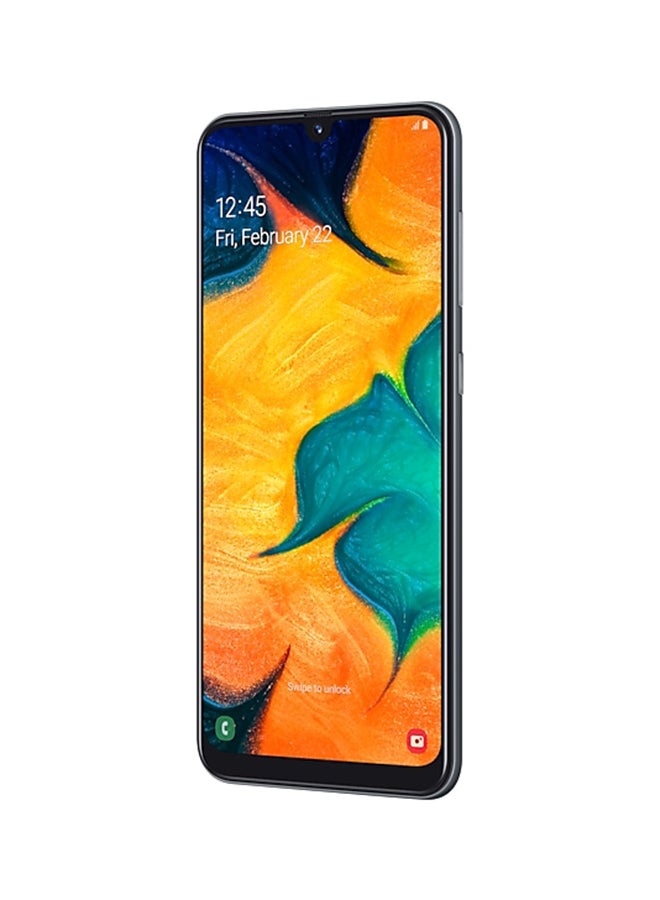 Samsung - Galaxy A30 Dual SIM Black 64GB 4GB RAM 4G LTE - Image 1