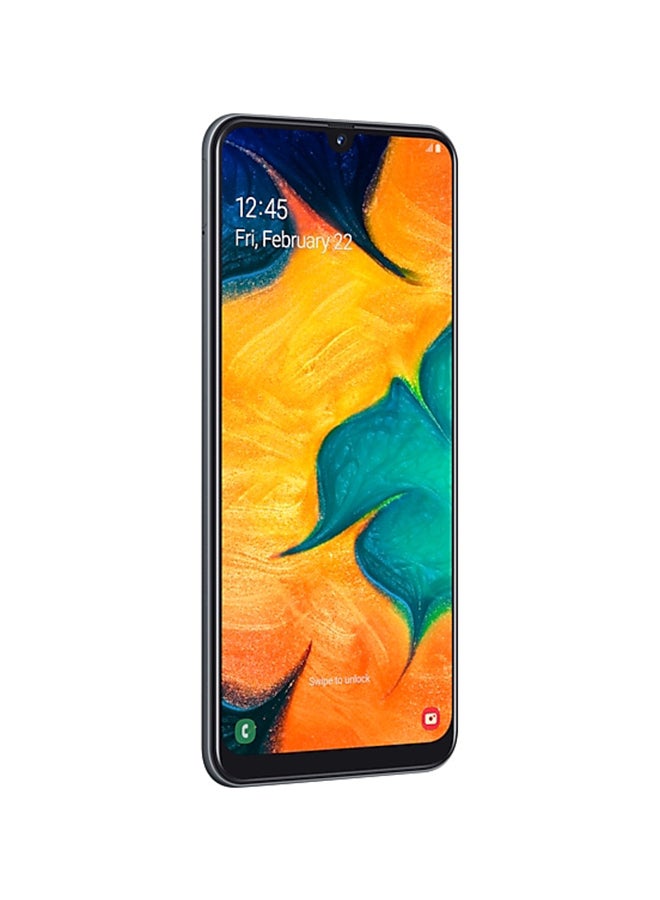 Samsung - Galaxy A30 Dual SIM Black 64GB 4GB RAM 4G LTE - Image 1