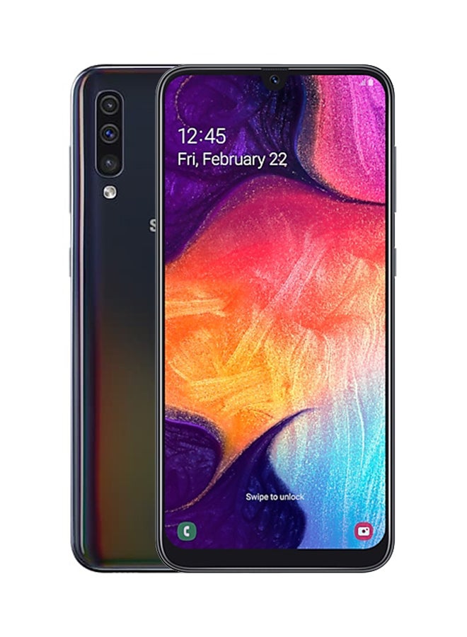 Samsung - Galaxy A50 Dual SIM Black 64GB 4GB RAM 4G LTE - Image 1
