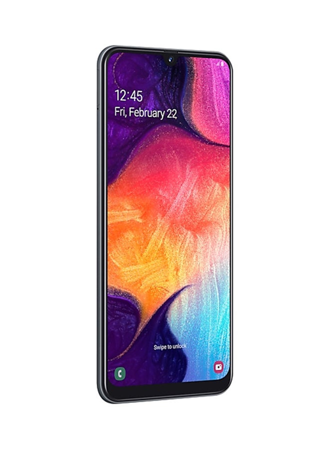 Samsung - Galaxy A50 Dual SIM Black 64GB 4GB RAM 4G LTE - Image 1