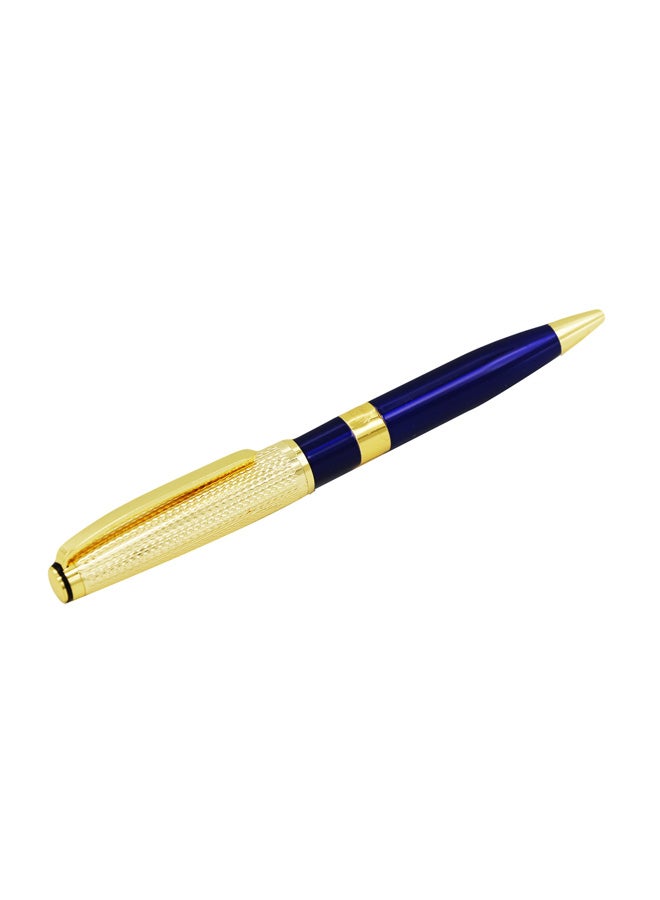 RS Gripped Ball Point Pen Blue/Gold - Image 1