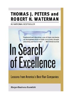In Search Of Excellence: Lessons From America'S Best-Run Companies Paperback English by Thomas J. Peters