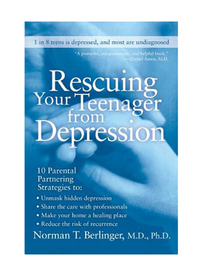 كتاب إنقاذ ابنك المراهق من الاكتئاب غلاف ورقي الإنجليزية
