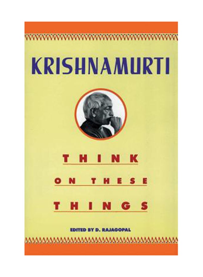 null - Think On These Things Paperback English by Jiddu Krishnamurti - Image 1