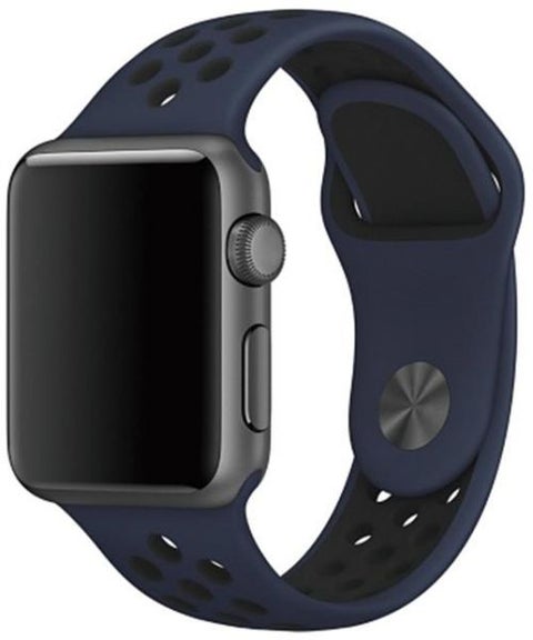 Silicone Replacement Sport Band Strap For Apple Watch 42Mm Navy