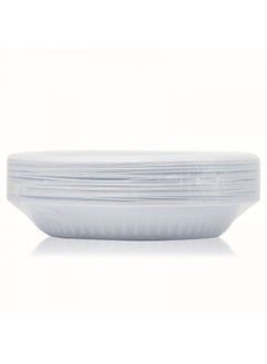 Falcon 25-Piece Disposable Plate Set White 18cm  - Image 3