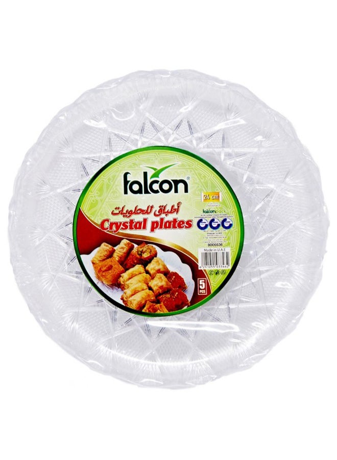 Falcon 5-Piece Disposable Plate Set - Image 1