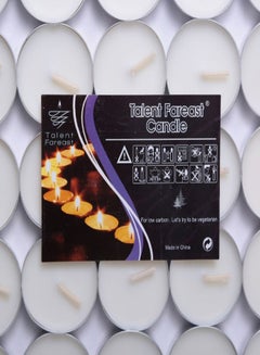 Generic 50-Piece Tea Light Candle Set White  - Image 2