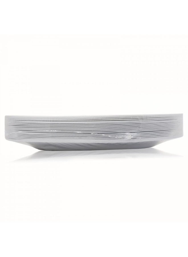 Falcon 20-Piece Luxury Round Plate Set White - Image 3